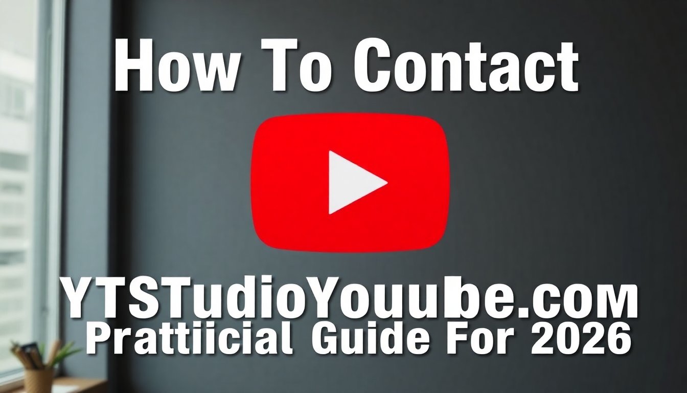 ytstudioyoutube.com contact
